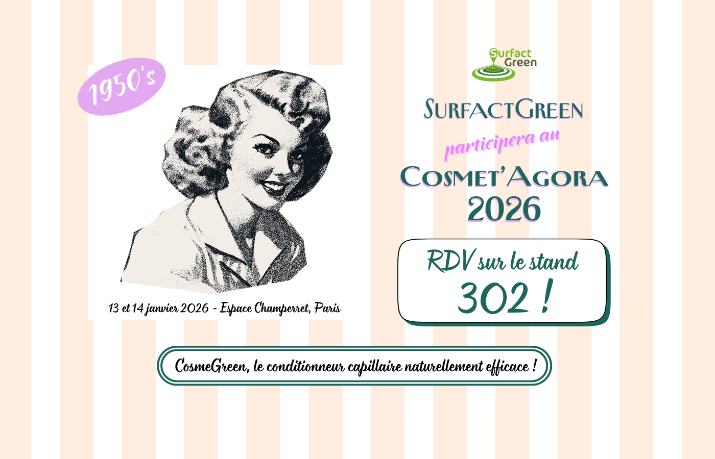 surfactgreen au cosmet'agora 2026